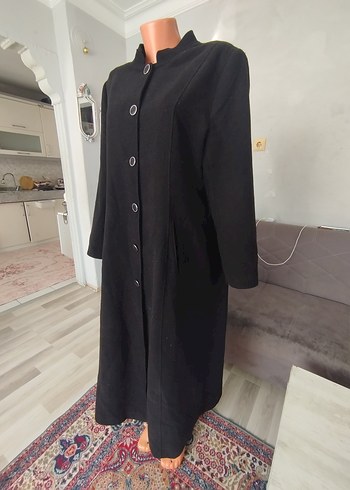Yaya Düğmeli kaban Uzun Kadın Kaban