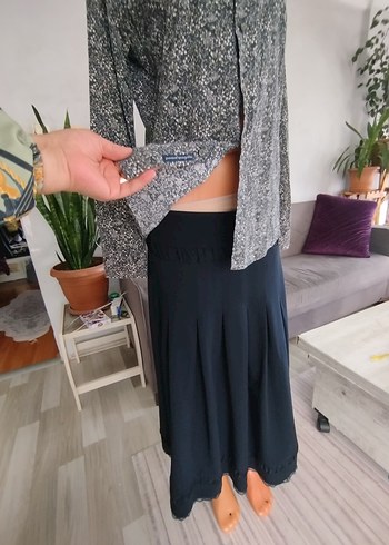 Gri Yılan Desenli Pamuklu Takım kombin - Görsel 2