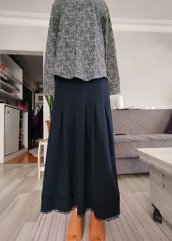 Gri Yılan Desenli Pamuklu Takım kombin - Görsel 3