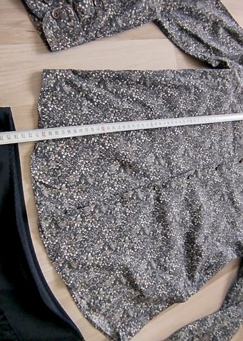 Gri Yılan Desenli Pamuklu Takım kombin - Görsel 10