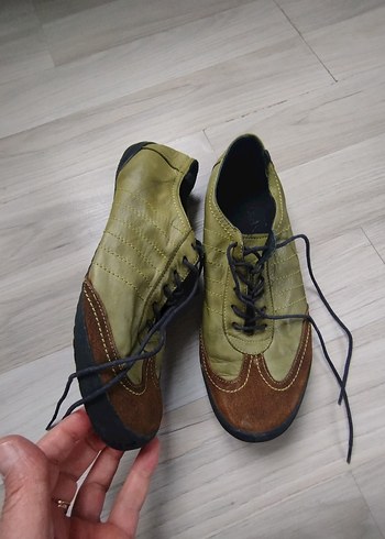 Haki ve Kahverengi Erkek Spor Ayakkabı 40 no - Görsel 5