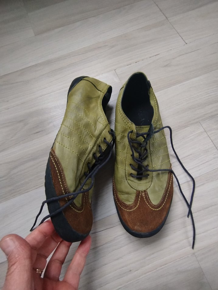 Haki ve Kahverengi Erkek Spor Ayakkabı 40 no - Görsel 5