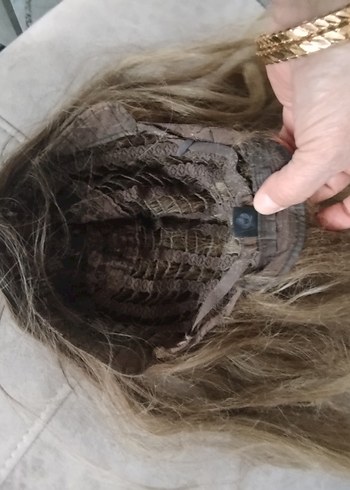 Bej Gri Yünlü Kürk Detaylı Saç Aksesuarı - Görsel 5