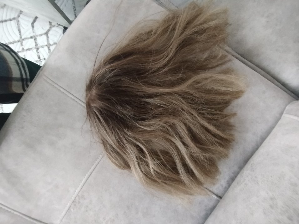 Bej Gri Yünlü Kürk Detaylı Saç Aksesuarı - Görsel 3