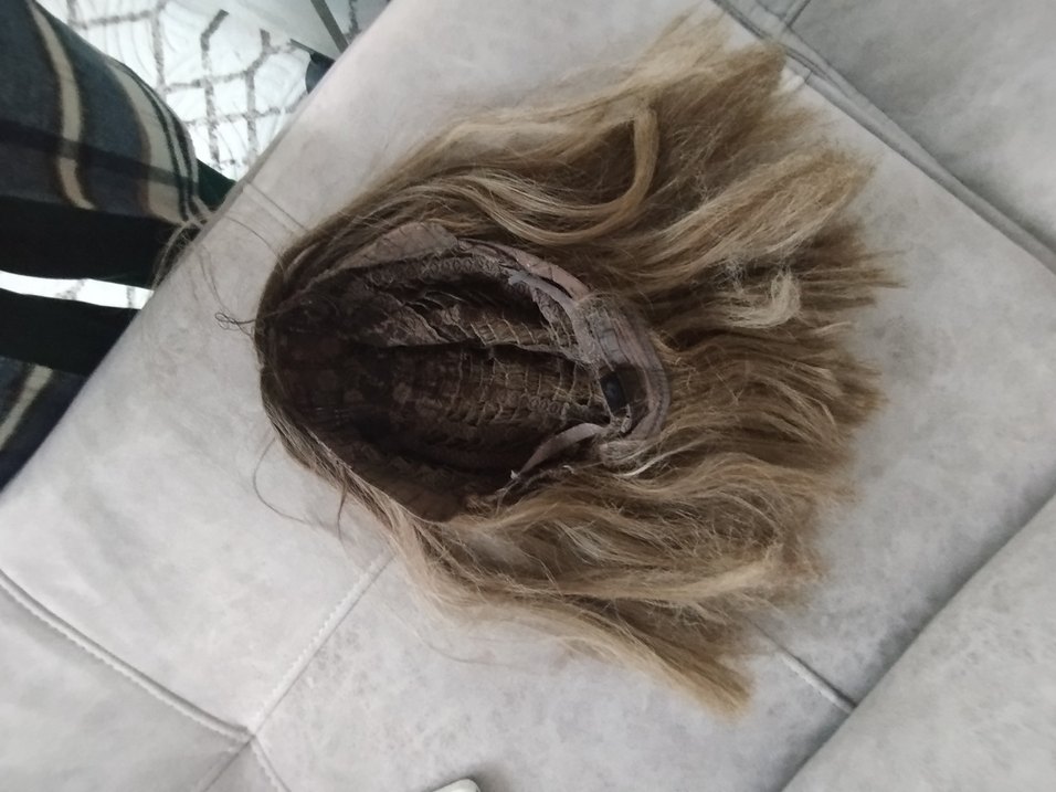 Bej Gri Yünlü Kürk Detaylı Saç Aksesuarı - Görsel 4