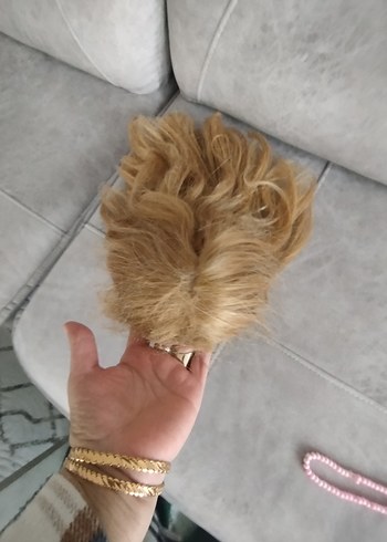 Bej Kürklü Kadın Saç Aksesuarı - Görsel 10