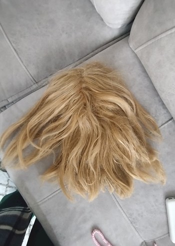 Bej Kürklü Kadın Saç Aksesuarı - Görsel 3