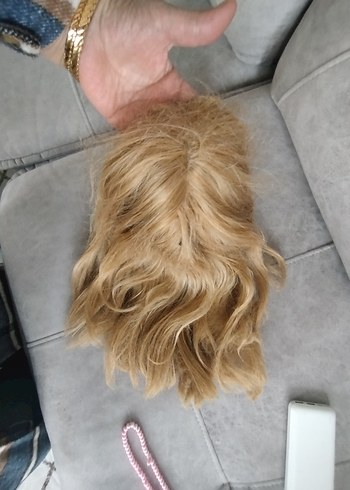 Bej Kürklü Kadın Saç Aksesuarı - Görsel 9