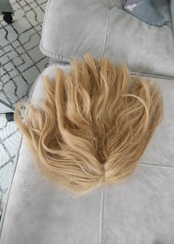 Bej Kürklü Kadın Saç Aksesuarı - Görsel 2