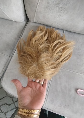Bej Kürklü Kadın Saç Aksesuarı - Görsel 4