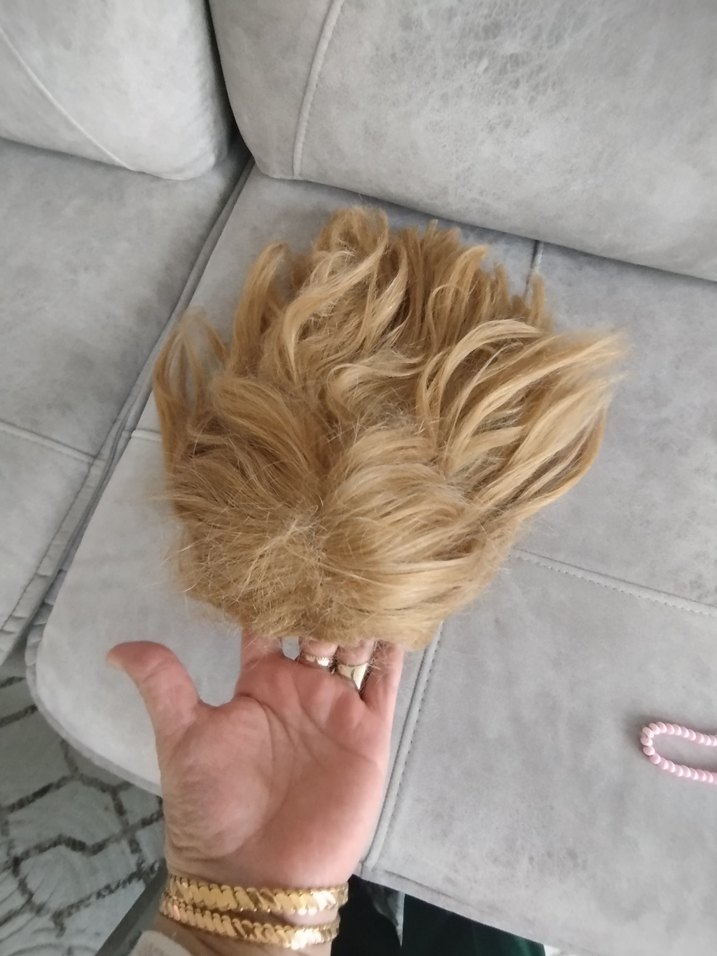 Bej Kürklü Kadın Saç Aksesuarı - Görsel 4