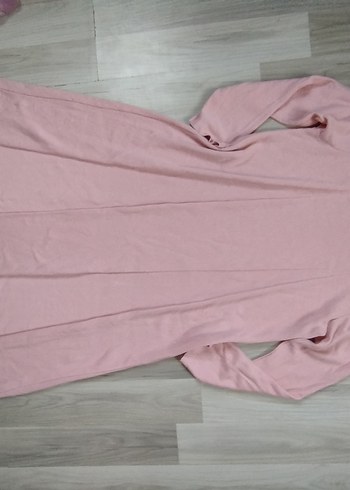 Pudra Pembe Uzun Hamile Tunik - Görsel 11