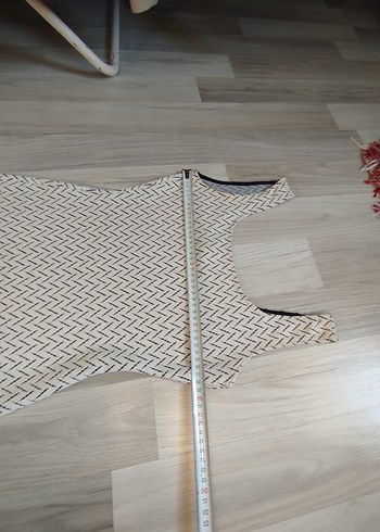 Kadın Beyaz V Yaka Triko Elbise - Görsel 8