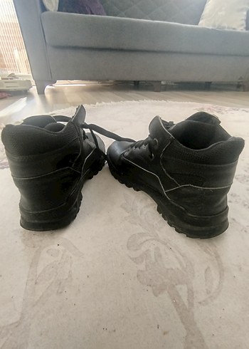 Siyah Rugan Stiletto Topuklu Bot - Görsel 6