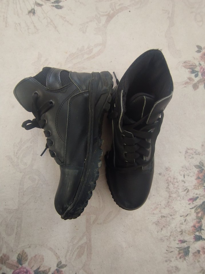 Siyah Rugan Stiletto Topuklu Bot - Görsel 3