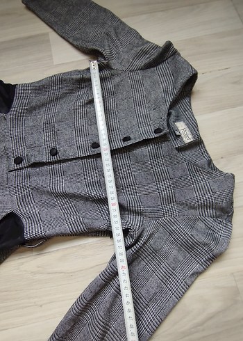 Düğmeli Gri Uzun Kadın Elbise - Görsel 9