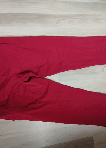 Kemerli Kırmızı Kadın Eşofman Altı - Görsel 6