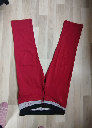 Kemerli Kırmızı Kadın Eşofman Altı - Görsel 3