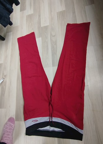 Kemerli Kırmızı Kadın Eşofman Altı - Görsel 2