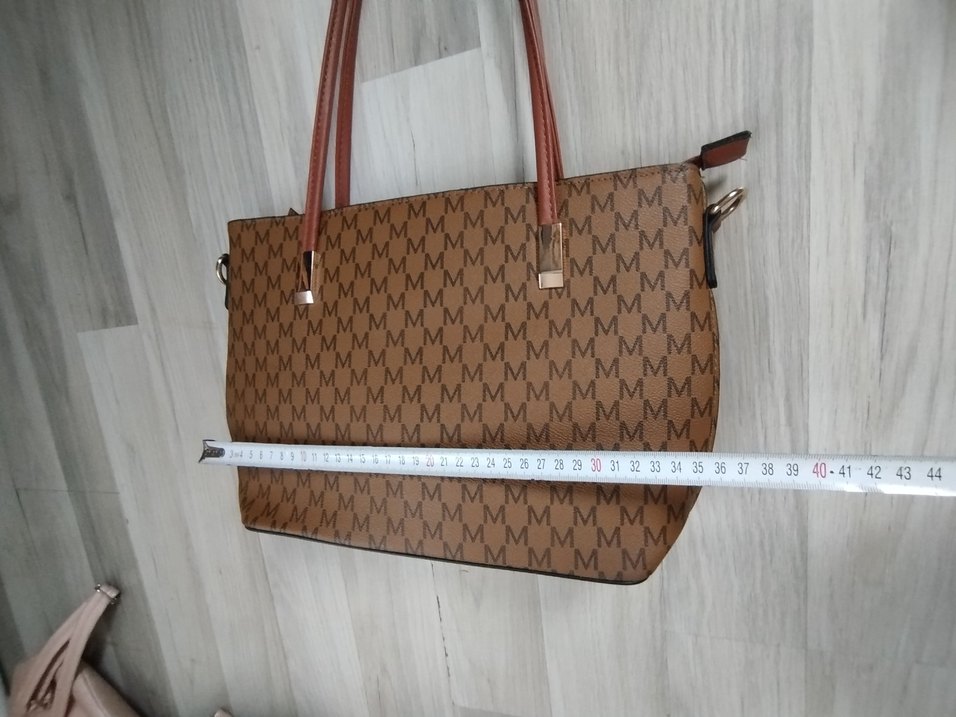 Kahverengi Deri Kadın Omuz Çantası - Görsel 4