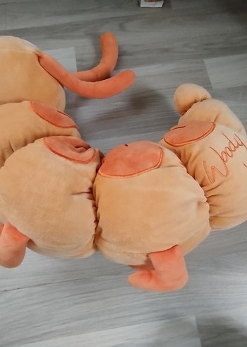 Turuncu Pastel Peluş Tırtıl Oyuncak - Görsel 5