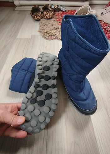 Erkek Lacivert Sıcak Terlikler - Görsel 2