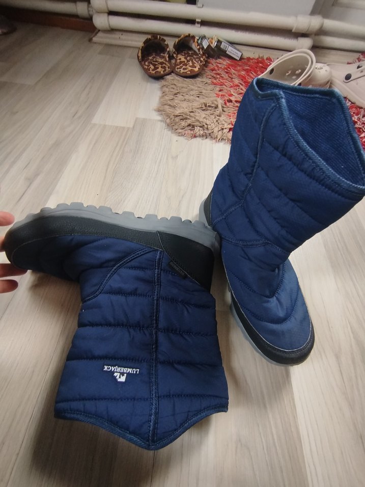 Erkek Lacivert Sıcak Terlikler - Görsel 3