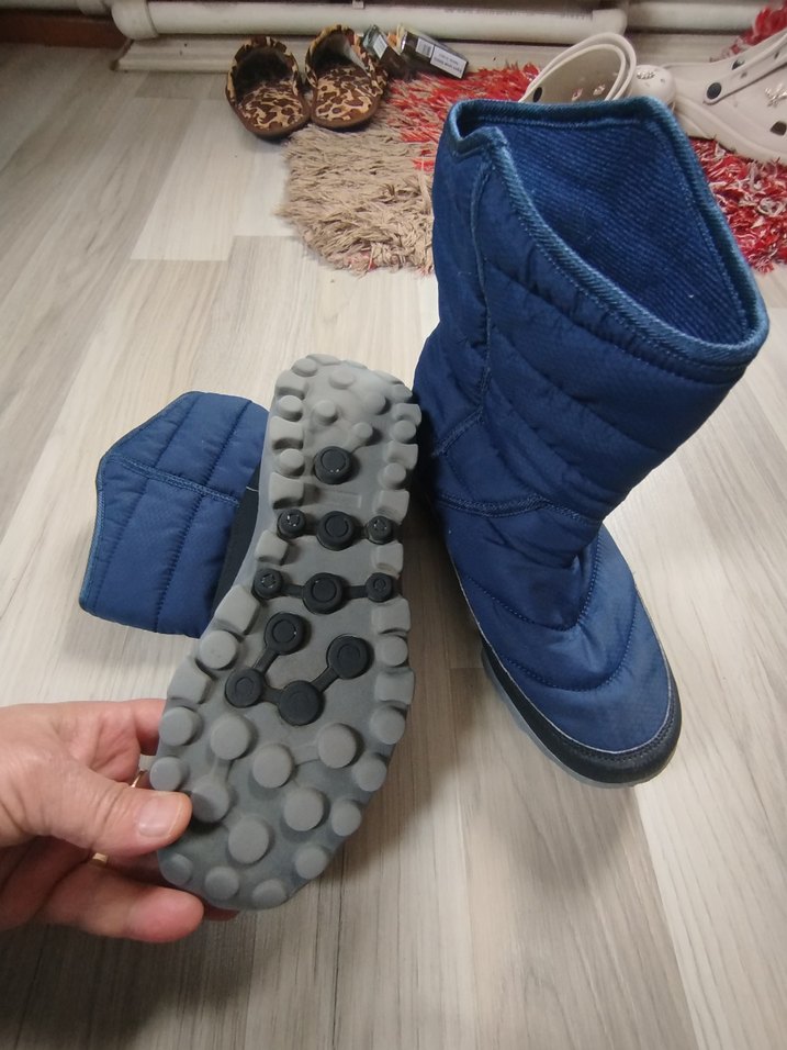 Erkek Lacivert Sıcak Terlikler - Görsel 2