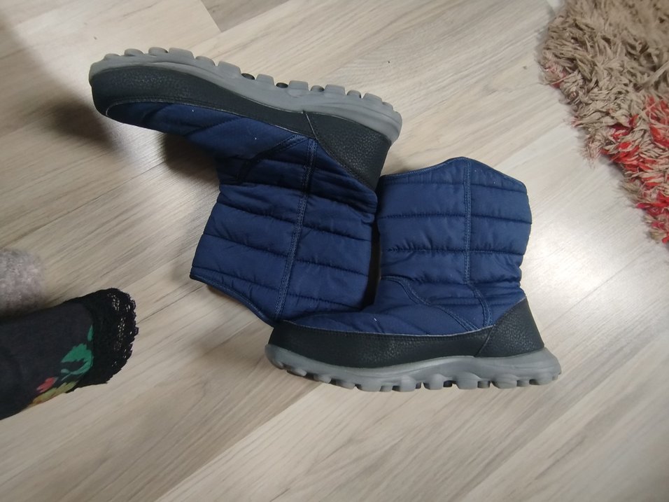 Erkek Lacivert Sıcak Terlikler - Görsel 5