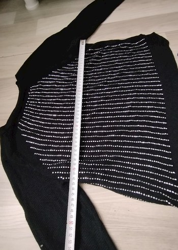 Siyah Piliseli Yüksek Yakalı takım - Görsel 8