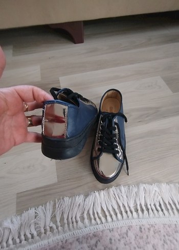 38 Beden mavi Renk Parlak Mavi Kadın Günlük Sneakers