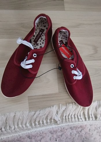 Defacto Bordo Kadın Sneakers - Günlük Rahatlık