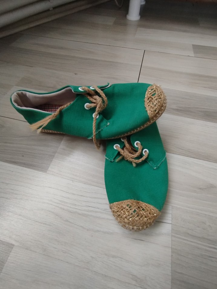 Yeşil Örgü Kadın Espadril - Görsel 2