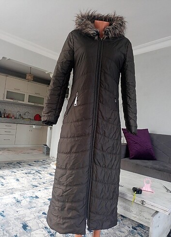 Uzun tam boy şişme mont