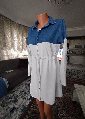 36 Beden mavi Renk Kot ve ayrabın kumaş
