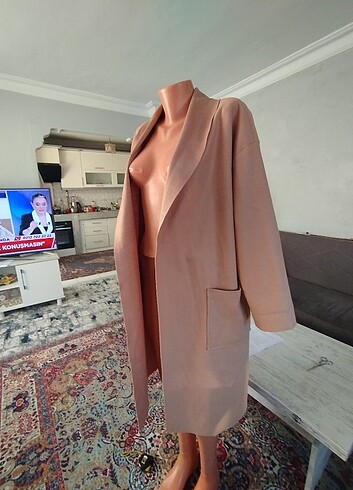 On Fashion İnce mevsimlik kaşe polto