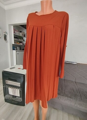 Mega Kiremit rengi tunik