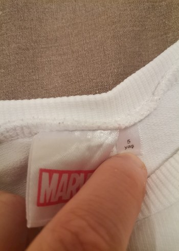 MARVEL Baskılı Beyaz ve defacto Erkek Çocuk Sweatshirt - Görsel 4