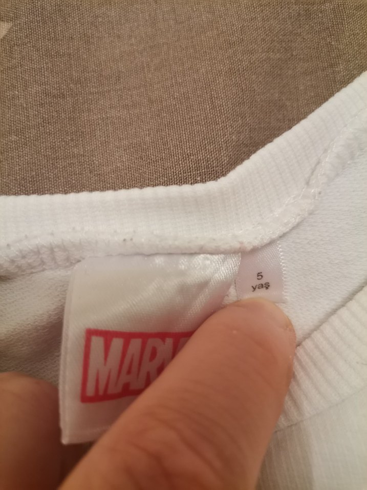 MARVEL Baskılı Beyaz ve defacto Erkek Çocuk Sweatshirt - Görsel 4