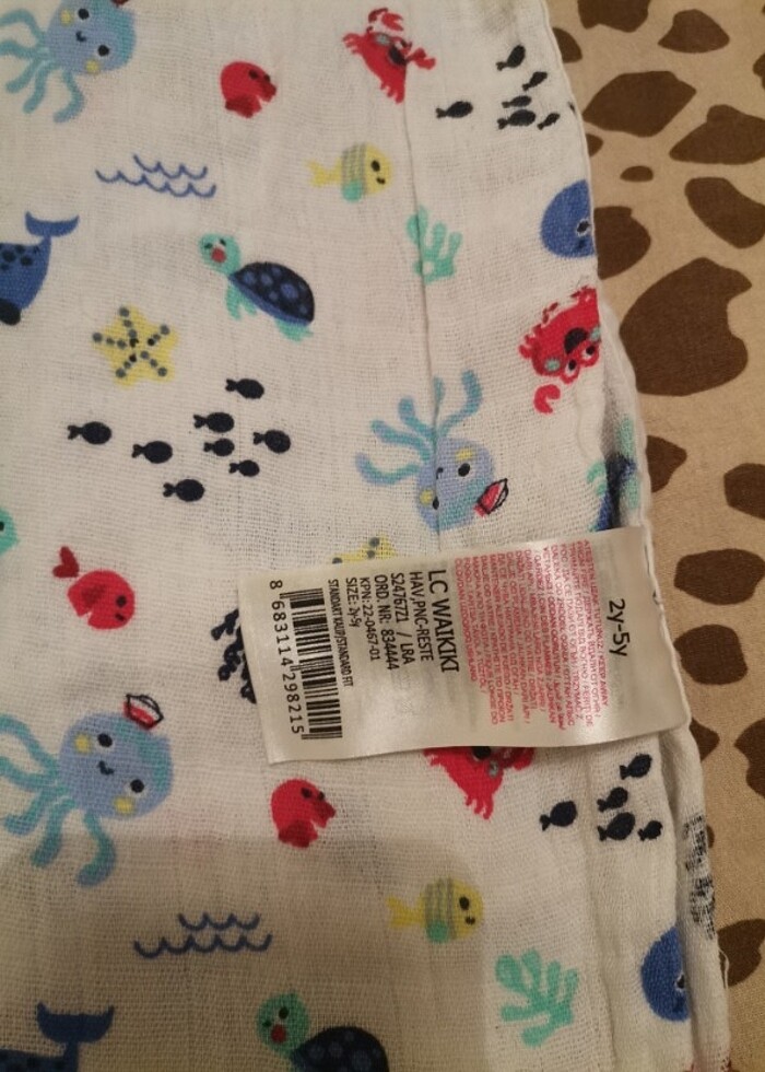 Lcw erkek bebek çocuk müslin panço - Görsel 3