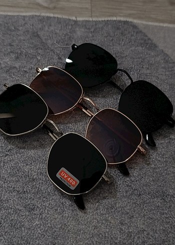 Gri çerçeve Kadın UV400 Korumalı Gözlük - Görsel 4