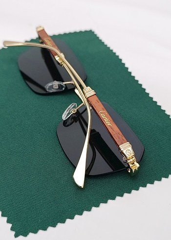 Kahverengi kesme Kadın Güneş Gözlüğü - Görsel 6