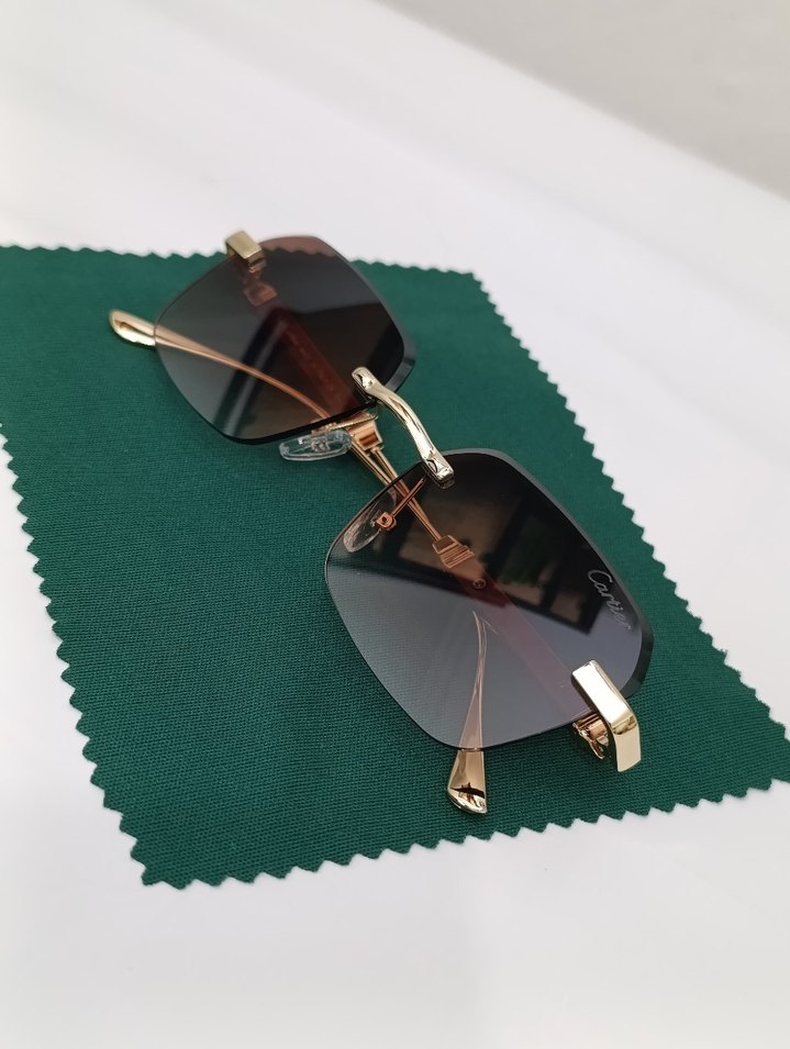 Kahverengi kesme Kadın Güneş Gözlüğü - Görsel 4