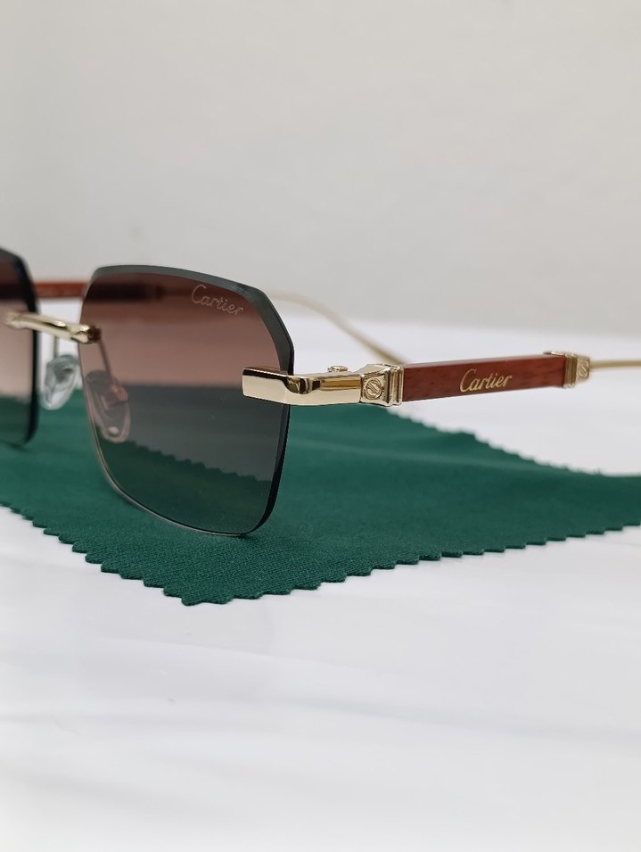 Kahverengi kesme Kadın Güneş Gözlüğü - Görsel 2