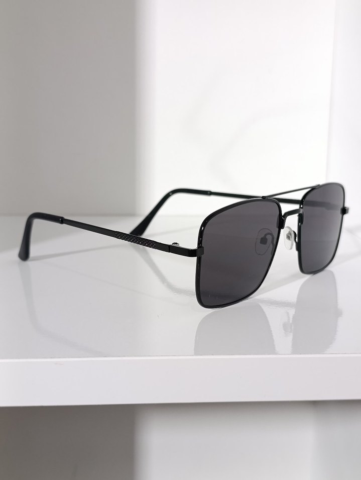 kare pilot Güneş Gözlüğü - Görsel 3