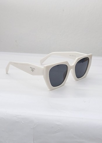 Beyaz Parlak  Kadın Güneş Gözlüğü - Görsel 6