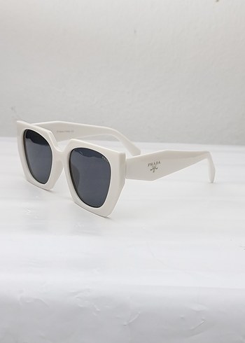 Beyaz Parlak  Kadın Güneş Gözlüğü - Görsel 4