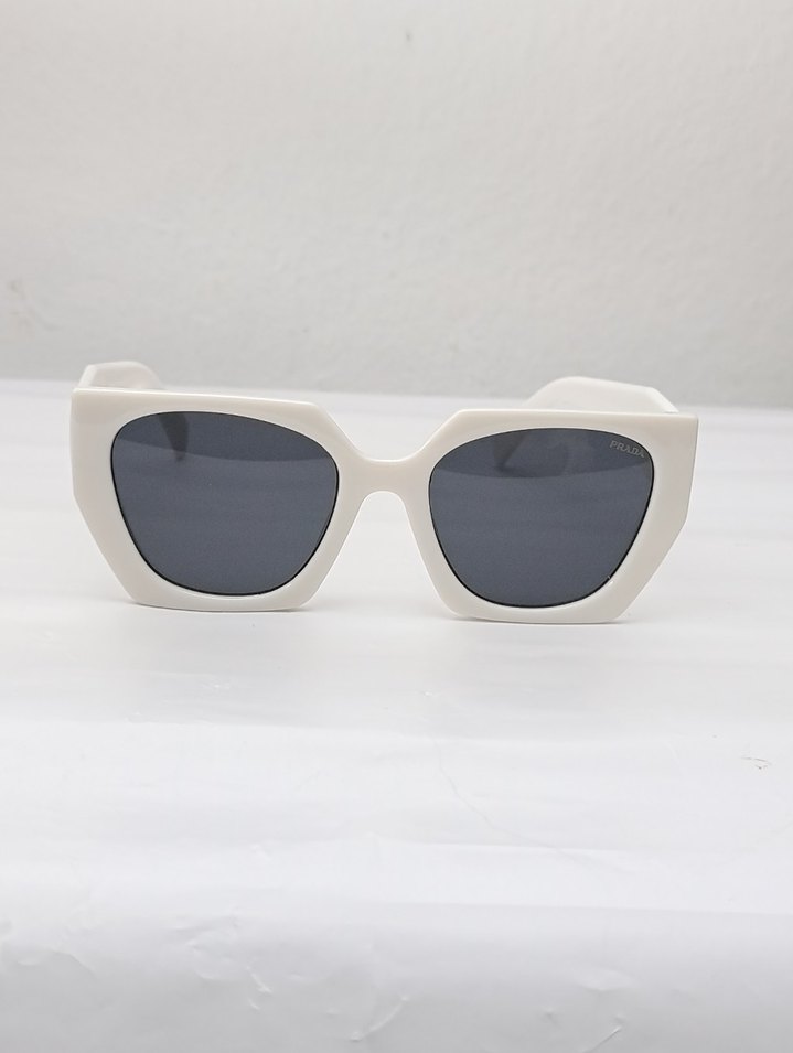 Beyaz Parlak  Kadın Güneş Gözlüğü - Görsel 5