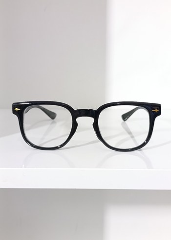 Klasik Siyah Şeffaf Kadın Gözlüğü - Görsel 3