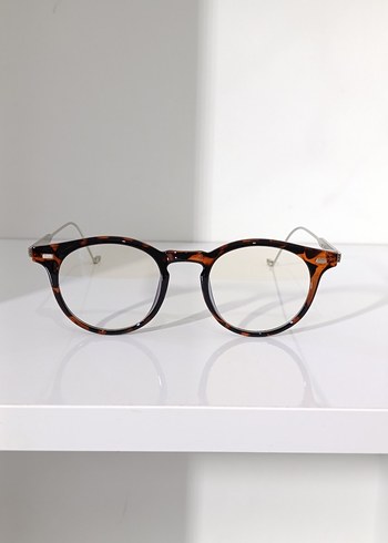 leopar çerçeve şeffaf cam Kadın Gözlüğü - Görsel 5